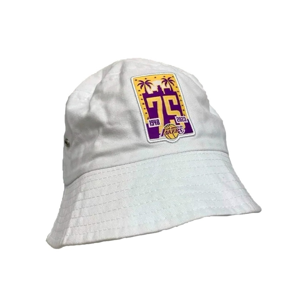 LA Lakers Bucket Hat 75th Anniversary 1948-2023 Authentic